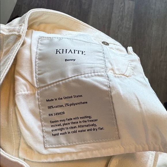 KHAITE Benny Jean in Ecru - 31 - Picture 8 of 8